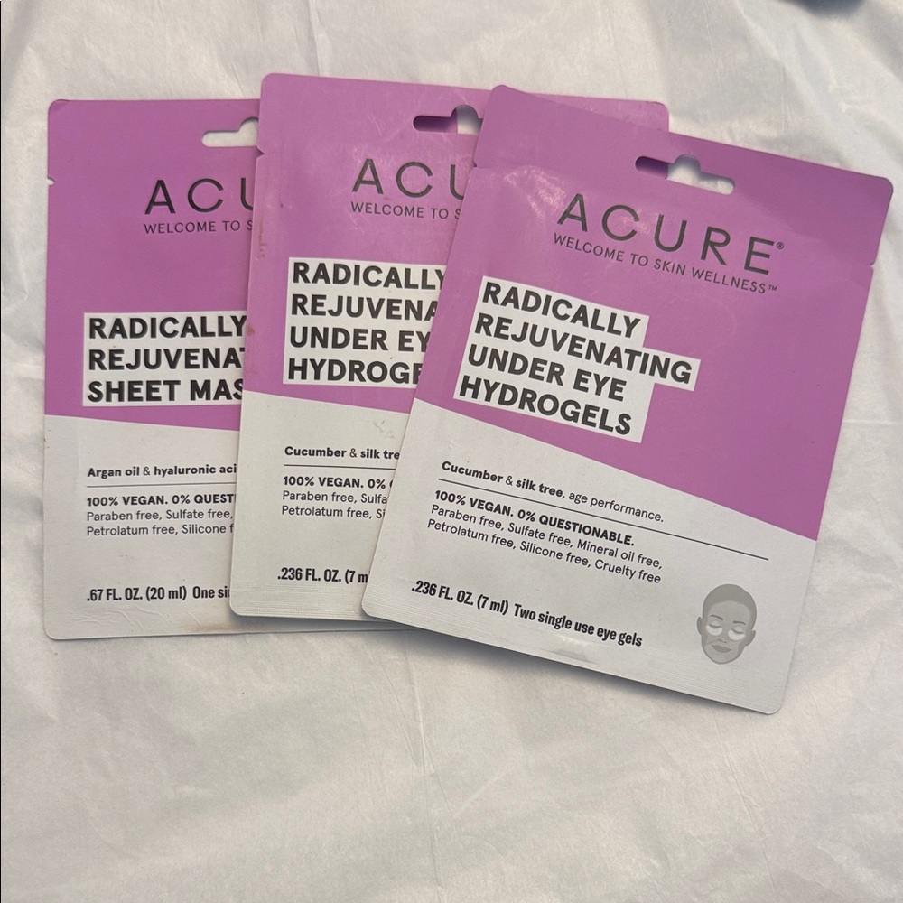 Radically Rejuvenating Under Eye Hydrogels